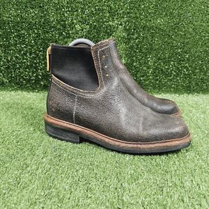 Pskaufman no.0007 Interchange Distressed Leather Chelsea‎ Boots Womens Size 5